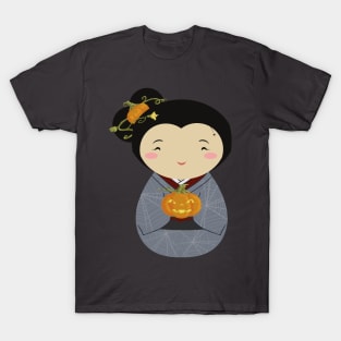 Kokeshi Halloween T-Shirt